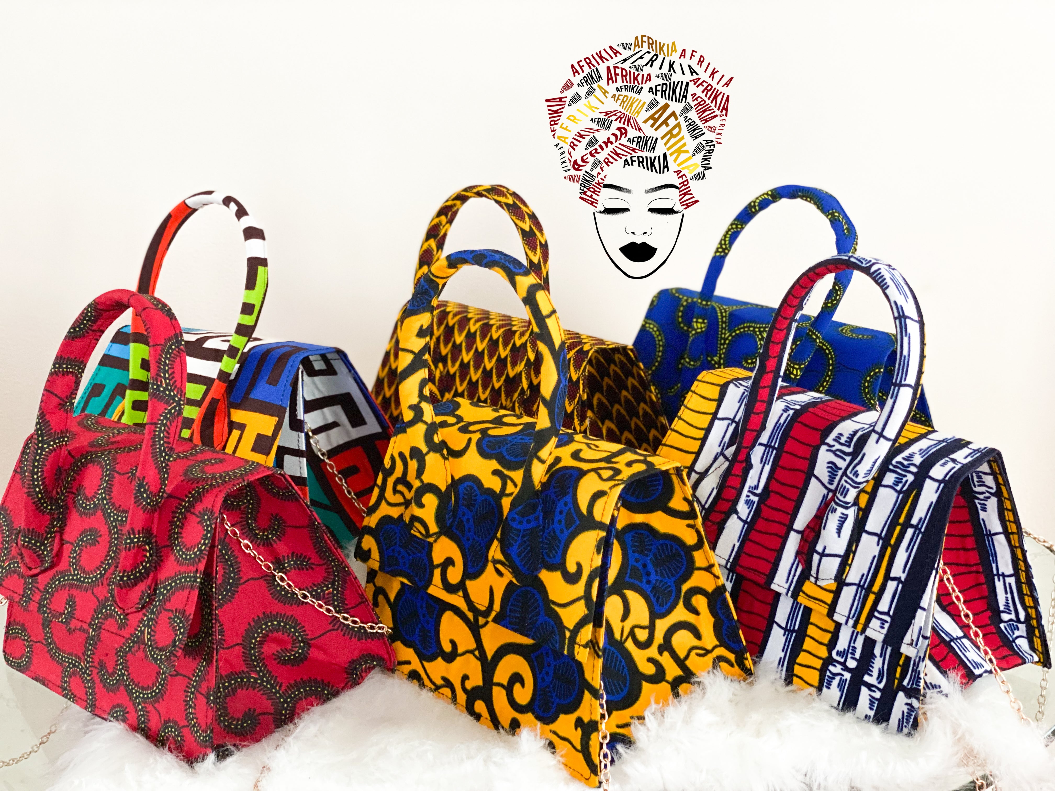 Ghana All Ankara overnight travel bag. All your stuff in one place