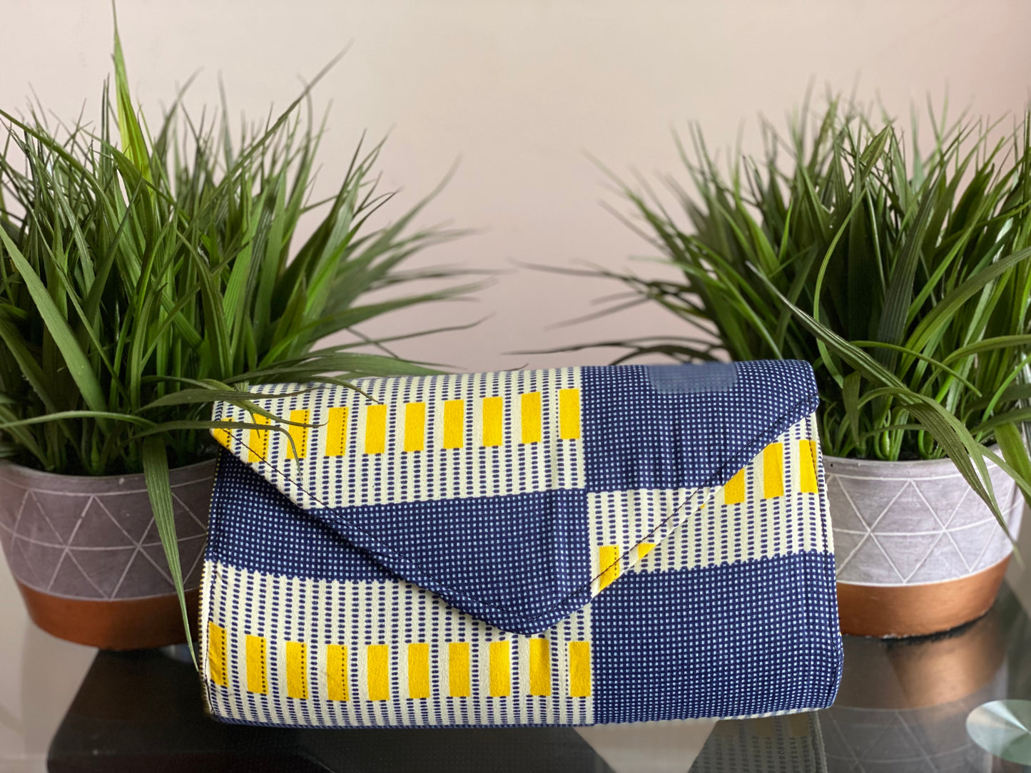 Afrikia Ankara Clutch