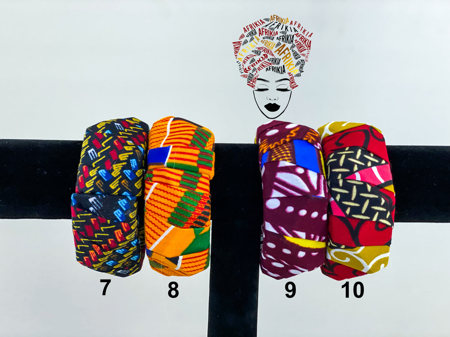 Afrikia Ankara Thick Bangles