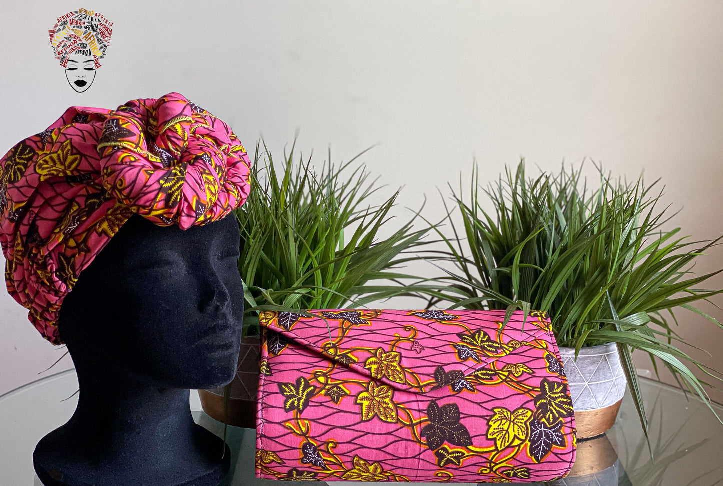 Afrikia Ankara Pre-tied Head Wrap- CHILD