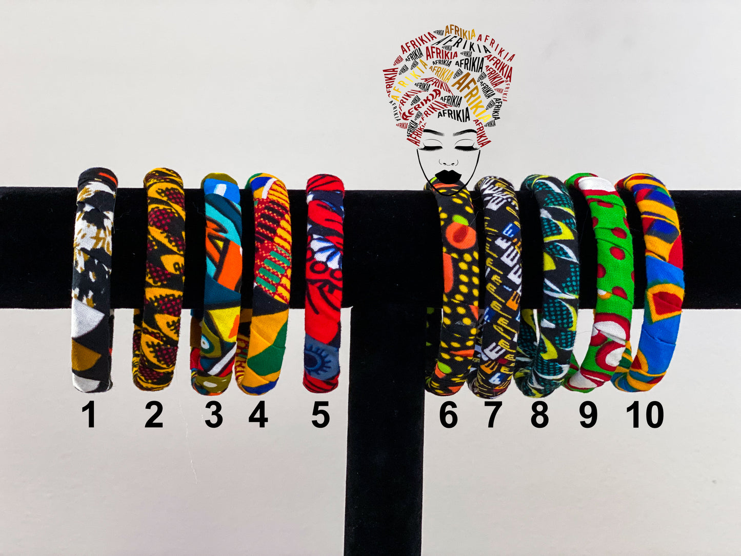 Afrikia Ankara Thin Bangles