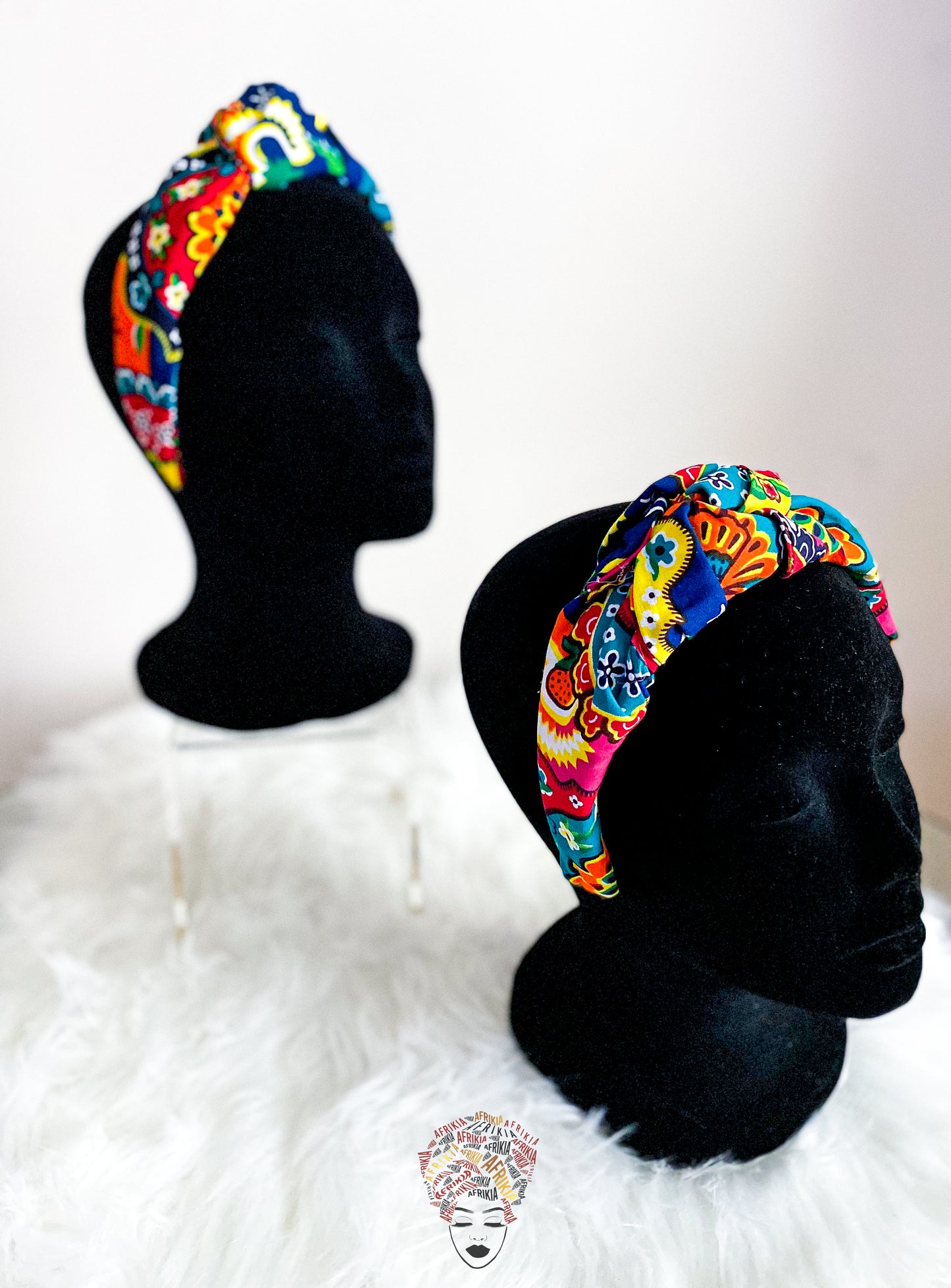 Afrikia Ankara Knotted Headband-ADULT