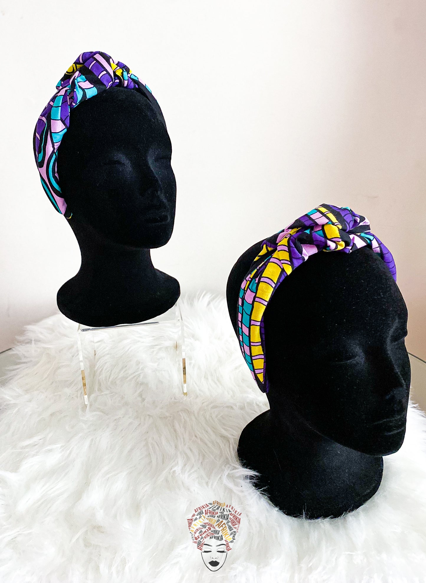 Afrikia Ankara Knotted Headband-ADULT