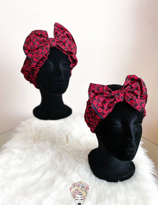 Mama Afrikia and Me Bow Elastic Headband (Set of 2)