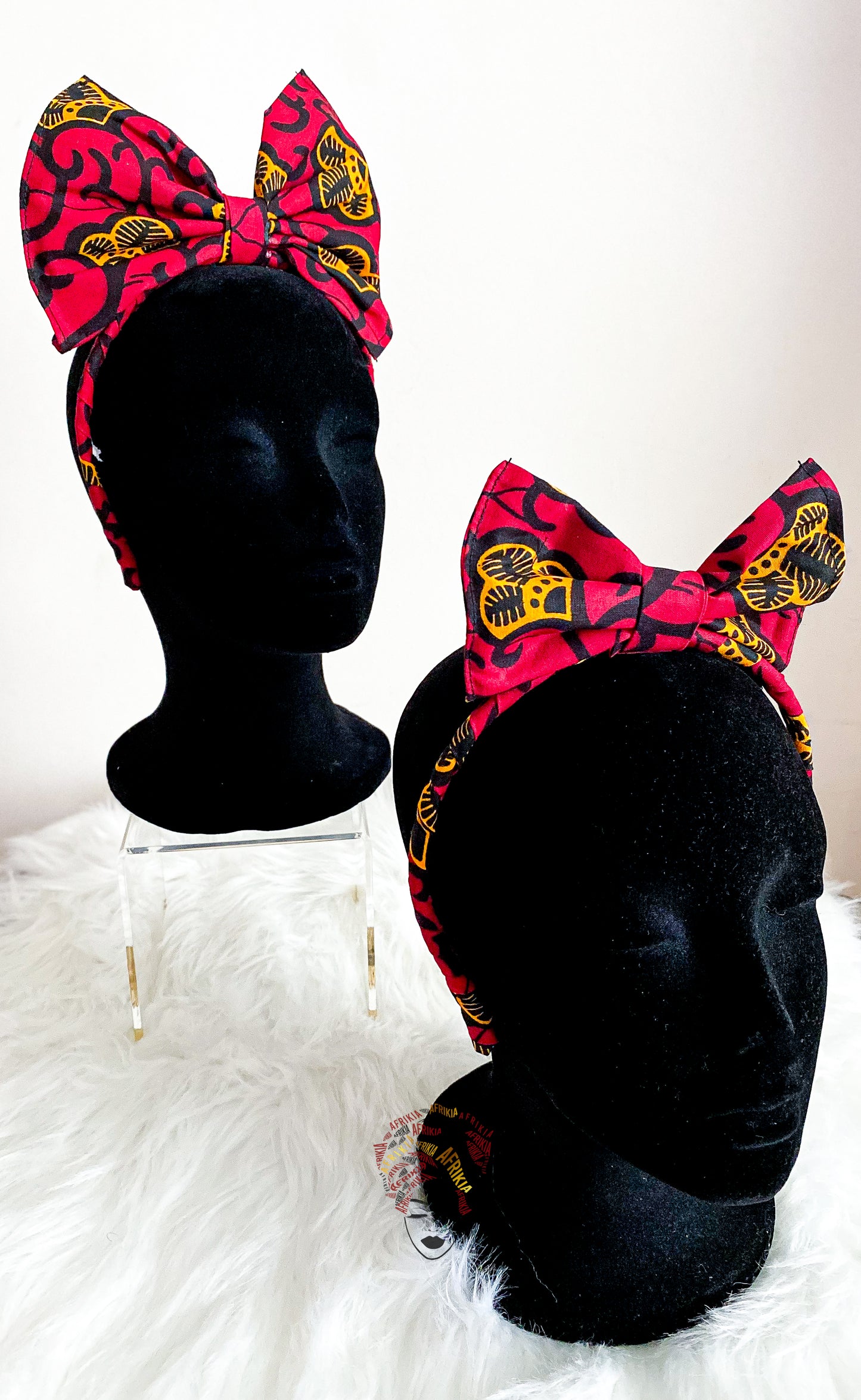 Afrikia Large Bow Headband- ADULT