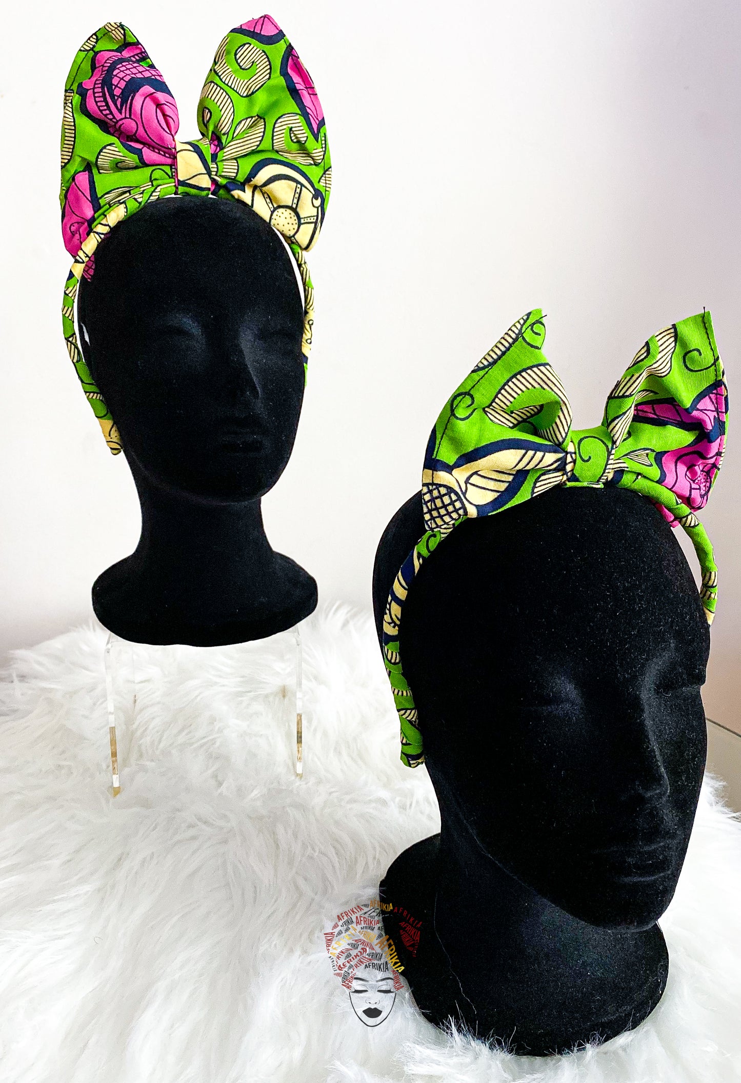 Afrikia Large Bow Headband- ADULT