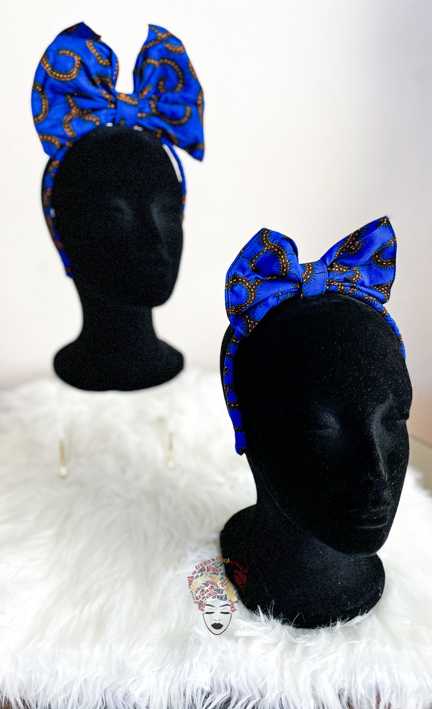 Afrikia Large Bow Headband- ADULT